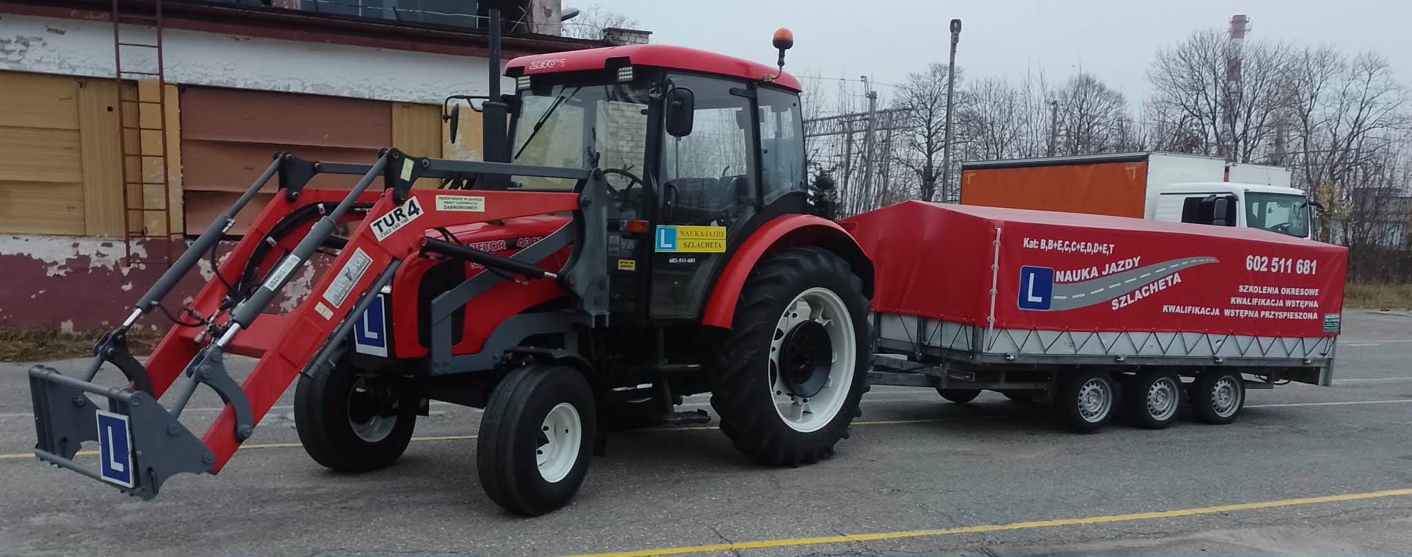 Zetor 4321 z przyczepą tandem – kategoria T